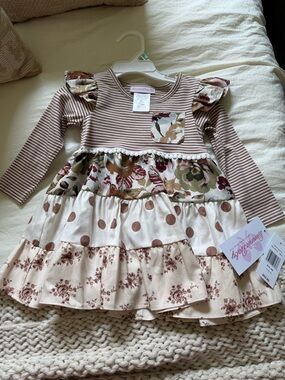 Bonnie baby long sleeve tunic top 18m